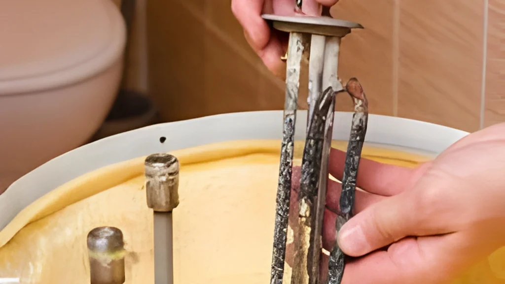 الأملاح على الهيتر