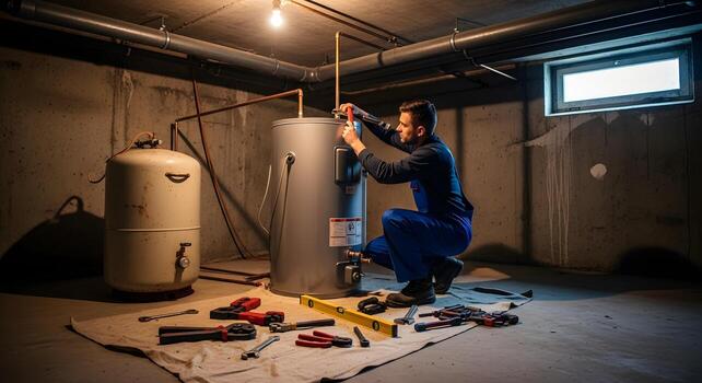 فني تصليح سخانات